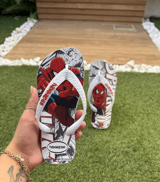 Chinelo Havaianas Infantil Homem Aranha