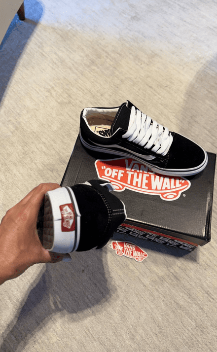 Vans Old Skool Preto/Branco - Imagem 3
