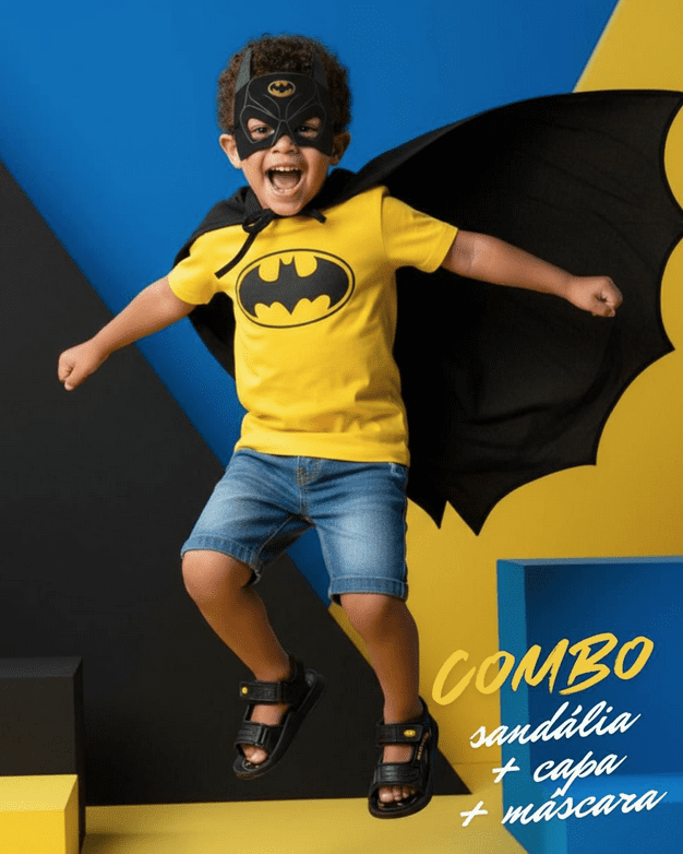 Sandália Kit Batman Infantil - Imagem 4