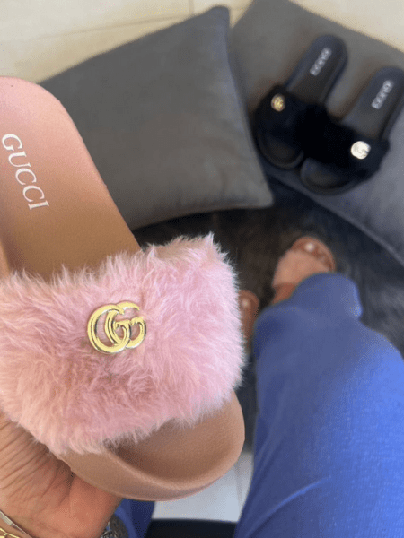 Papete Gucci Pelo Rosé