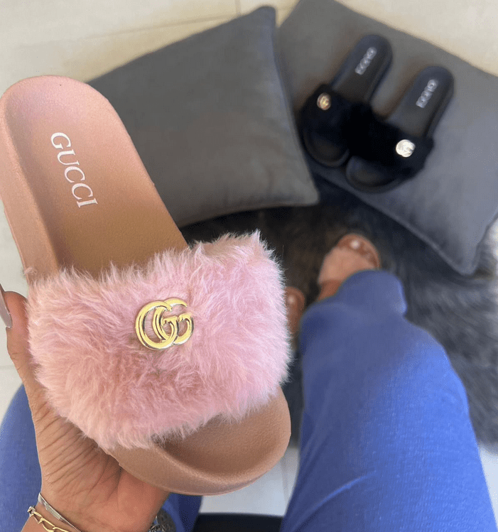 Papete Gucci Pelo Rosé