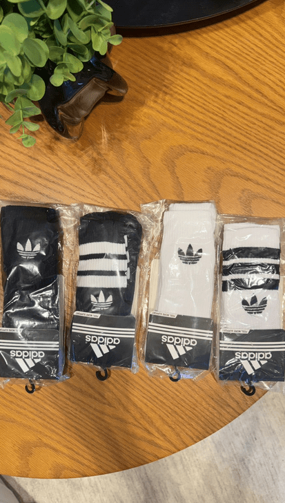 Meia Cano Alto Adidas