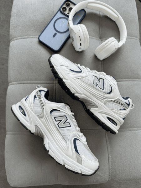 New Balance 530 Branco/Marinho/Cinza Linha Importada