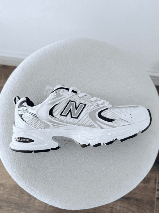 New Balance 530 Branco/Marinho/Cinza Linha Importada - Imagem 3