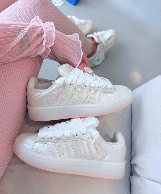 Adidas Campus Pérola Luxo Linha Importada