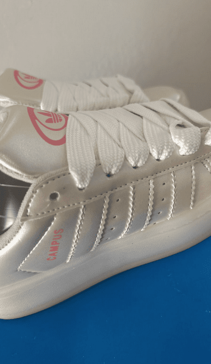 Adidas Campus Pérola Luxo Linha Importada - Imagem 4
