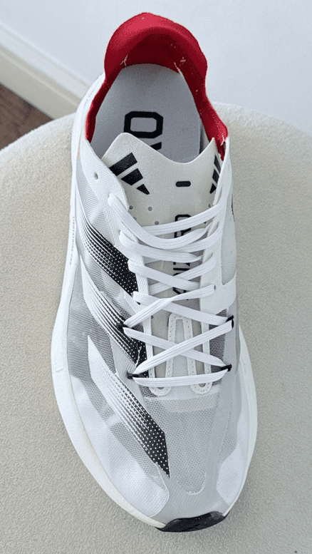 Adidas Adizero Adios Pro3 Branco/Preto/Vermelho Linha Importada - Imagem 2
