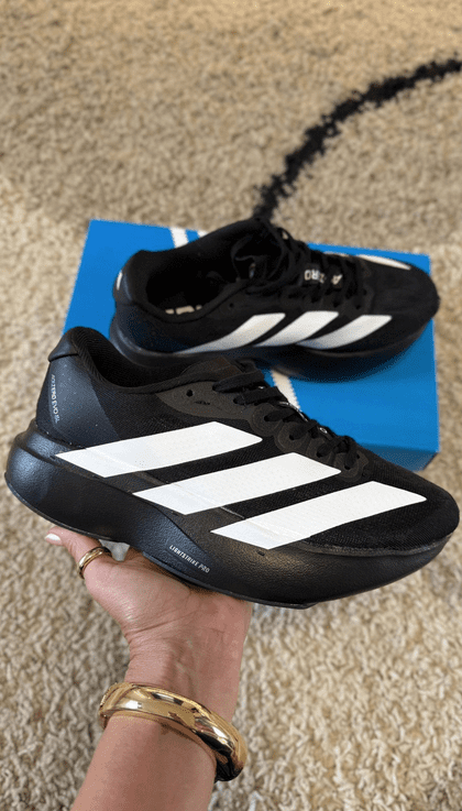 Adidas Adizero EVO SL Preto/Branco Linha Importada - Imagem 2