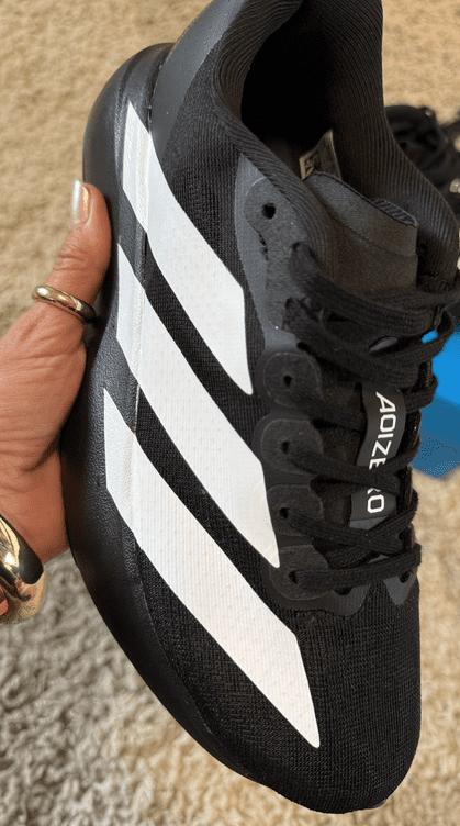 Adidas Adizero EVO SL Preto/Branco Linha Importada - Imagem 3