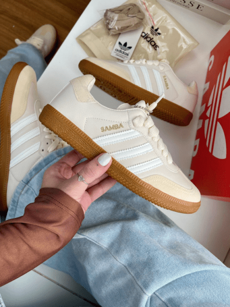 Adidas Samba Off/Bege/Branco