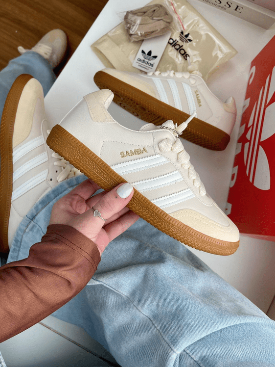 Adidas Samba Off/Bege/Branco