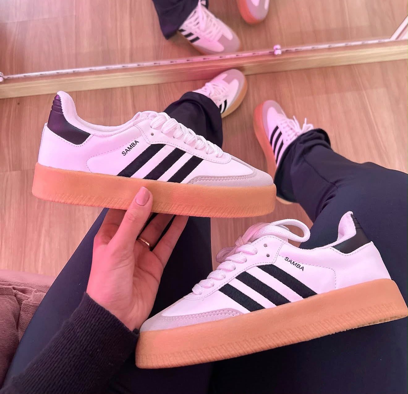Adidas Sambae Branco/Preto