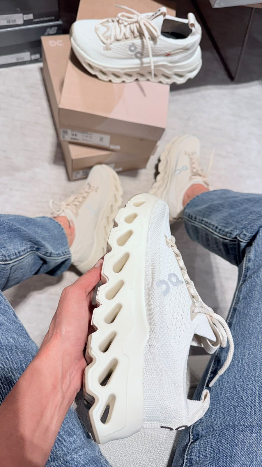 On Cloud Knit Bege - Imagem 7