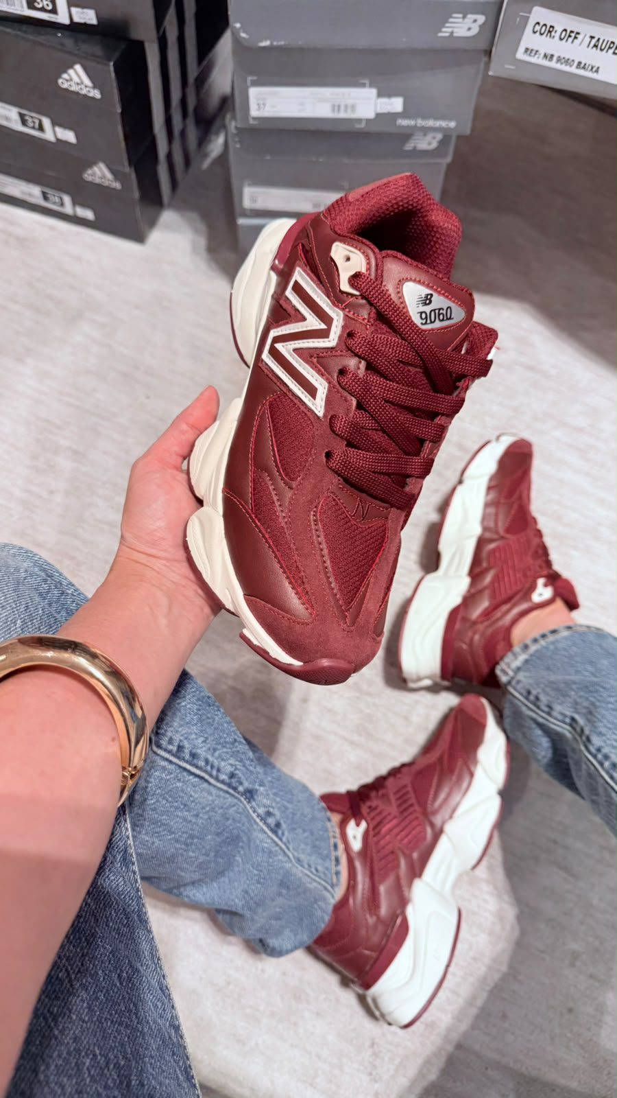 New Balance 9060 Bordo - Imagem 4